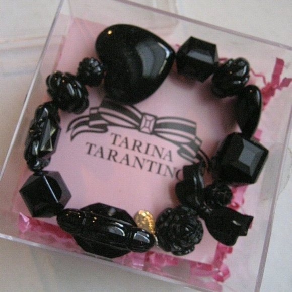 Tarina Tarantino Jewelry - NIB Tarina Tarantino Black Rose Lucite Bracelet
